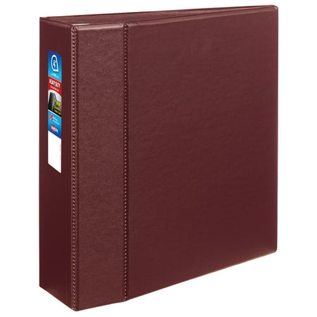 Details about   Avery Heavy Duty 4" Binder One Touch Open/Close EZD Ring Clear Covers/Spine